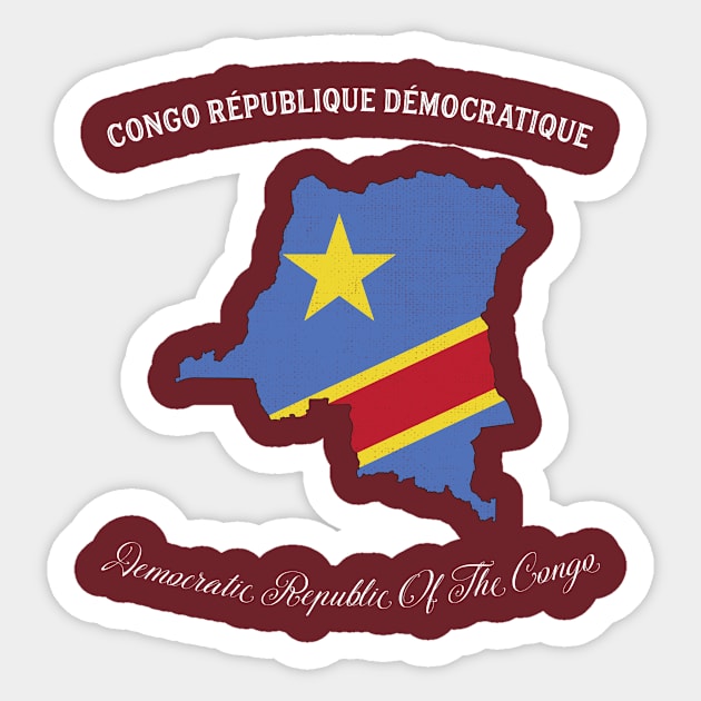 Democratic Republic Of The Congo Sticker by phenomad